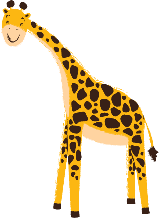 Decorative giraffe