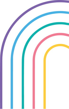 Decorative rainbow